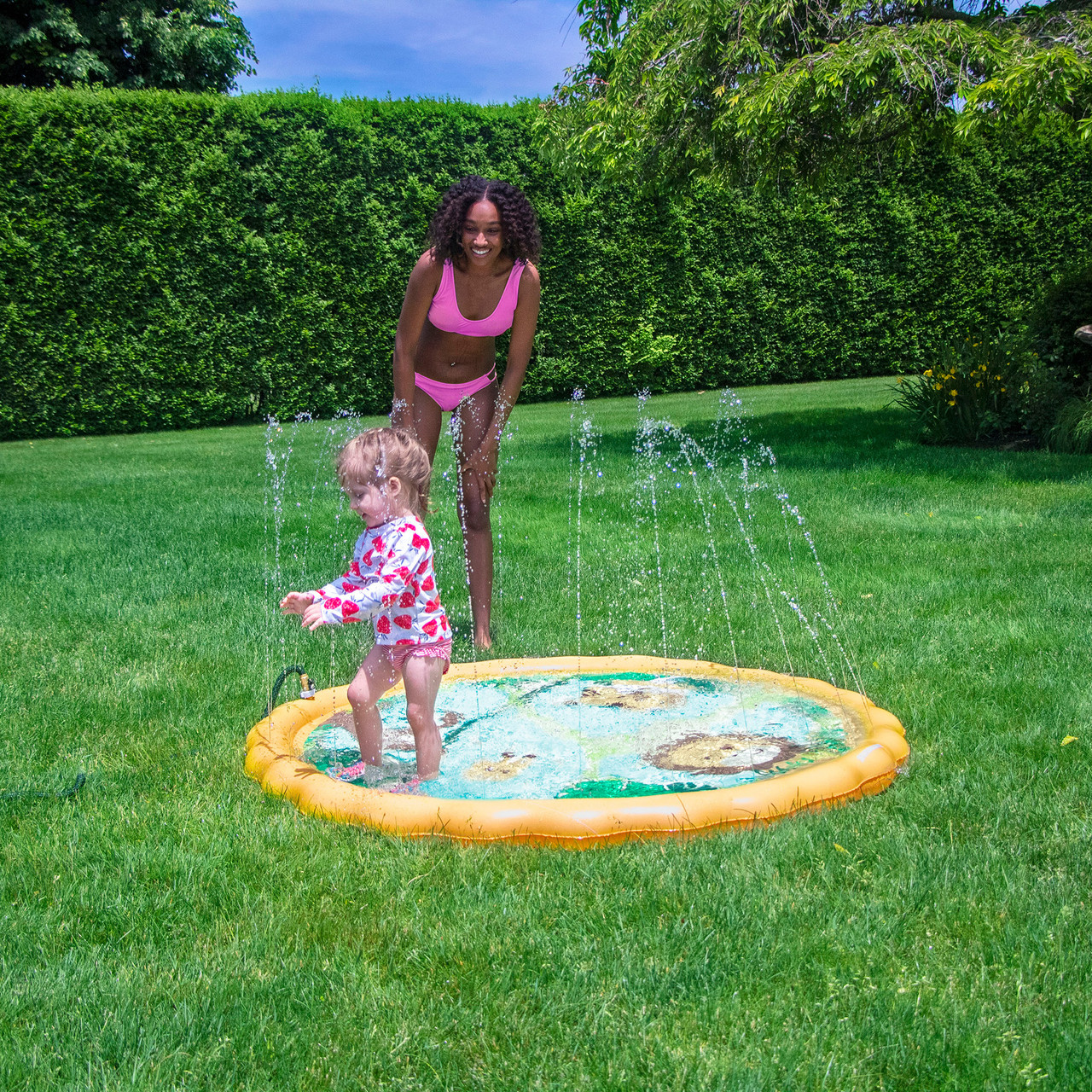 Baby hot sale sprinkler mat